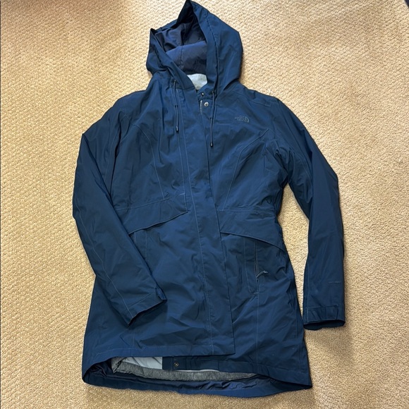The North Face Jackets & Blazers - The North Face Blue Ski Jacket with Hood and Zipper